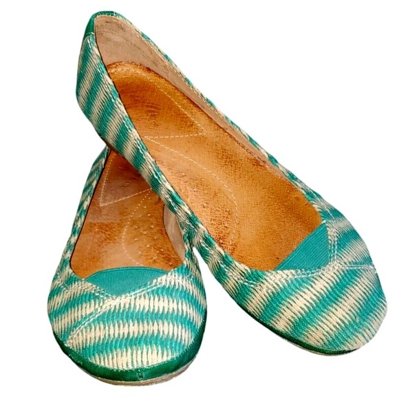 Naya River Women size 9 M Eu 40 Earthy Boho Leather Slip On Shoes Beach Vacation - Picture 1 of 9